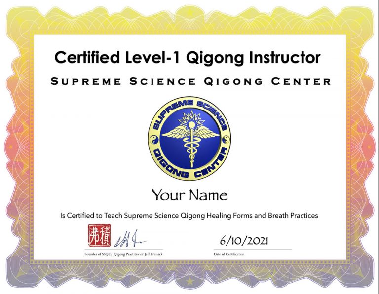 QigongL1CertificateExample Mindbody Activation Live inar